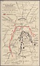 1863 Map of Gettysburg Civil War Battlefield Adams County Pennsylvania