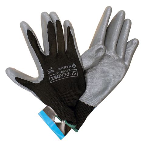 Medium Nitrile Palm Coated Gloves
