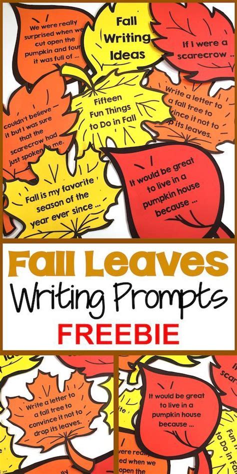 Free Fall Writing Prompts For A Fall Writing Center Fall Writing