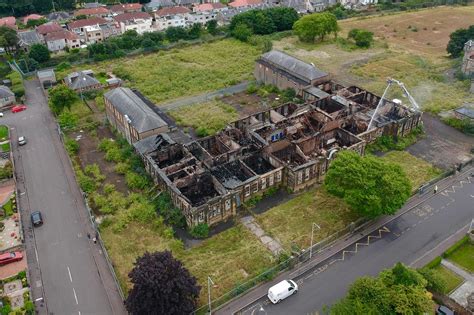 In Pictures Devastating Fire Destroys Historic School In Kirkcaldy