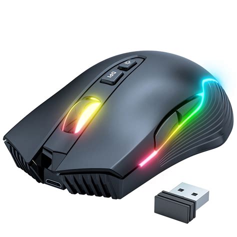 Onikuma Cw905 24g Wireless Gaming Mouse Rgb Backlit E Sports Mouse