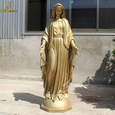 New Products Outdoor Large Bronze Brass Virgin Mary Statues For Sale