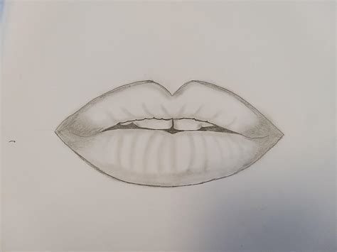 Reproduction Of Lips From A Tutorial By Farjana Drawing Academy On Youtube R Drawing