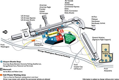 Map Of Reagan National Airport