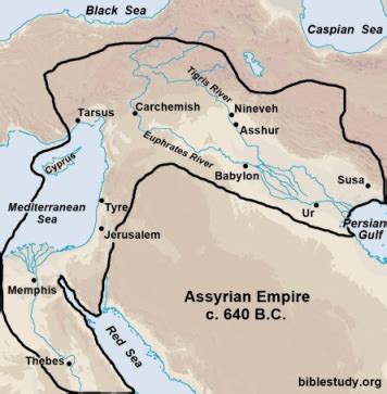 Map Of Assyrian Empire Atlanta On A Map