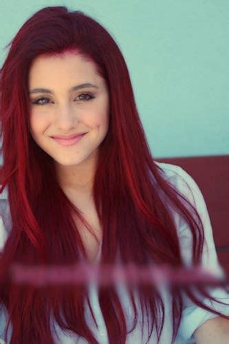 Ariana Ariana Grande Red Hair Hair Color Red Hair Color