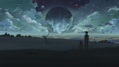 Anime Dark Landscape Wallpaper