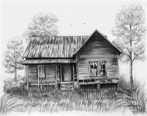 30 Easy Houses Pencil Sketches And Art Pencil Crafts