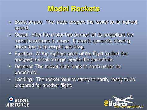 Ppt Chapter 7 Model Rockets Powerpoint Presentation Free Download