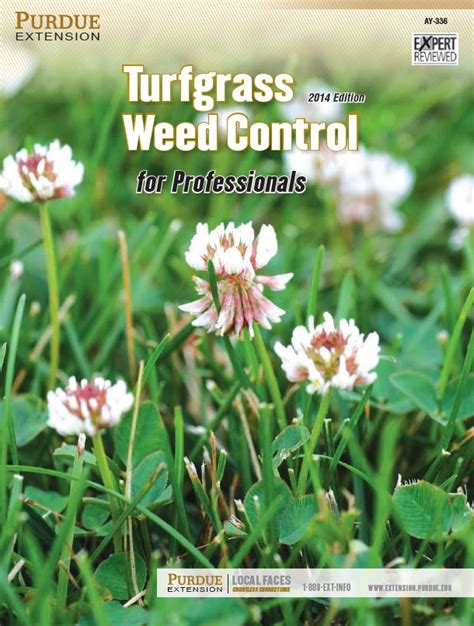 2014 Turf Weed Control For Professionals Now Available Purdue
