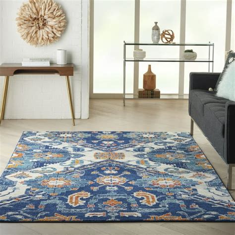 Nourison Passion Bluemulticolor Area Rug