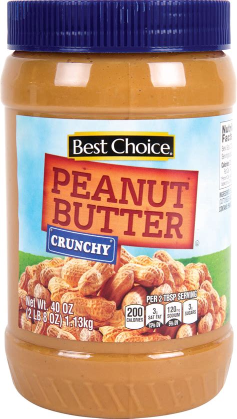 Peanut Butter Crunchy 40 Oz 00070038321071 Best Choice®
