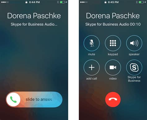 Skype For Business Integrates With Ios Using Apples Callkit Framework