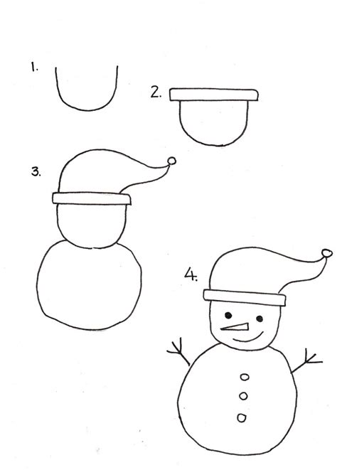Christmas Doodle Series 2 Different Ways To Draw A Snowman Alfa