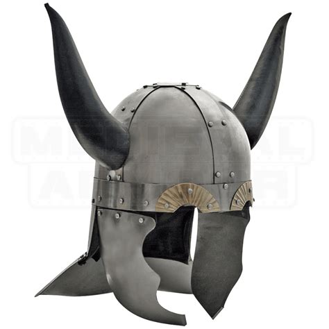 Viking Helmet With Leather Horns Zs 910947 By Medieval Armour
