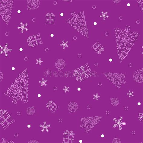 Christmas Design Seamless Pattern Stock Vector Illustration Of