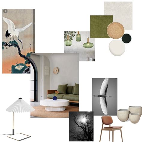 Japandi Living Room Interior Design Mood Board By Blair Scharrmacher