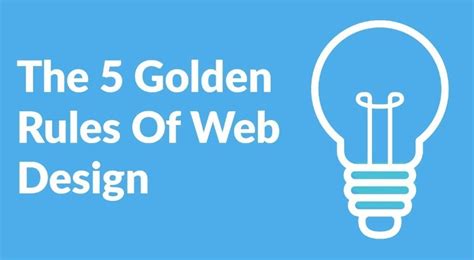 Golden Rules Of Effective Web Design