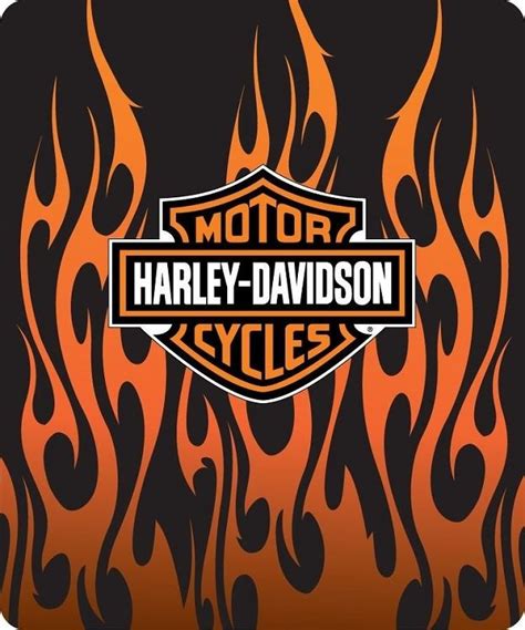 Orange Harley Davidson Flames Harley Davidson Motorcycle Black And