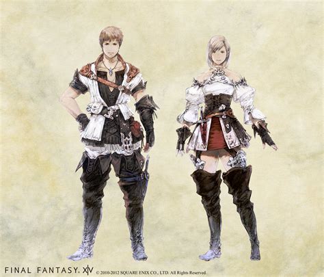 Square Enix Reveals New Character Concept Art For Final Fantasy Xiv