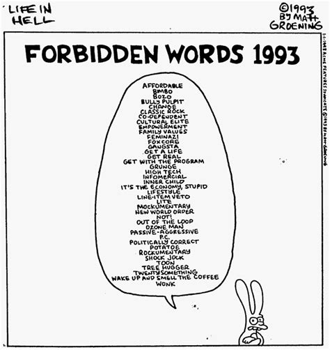Forbidden Words 1993 January 1 1993