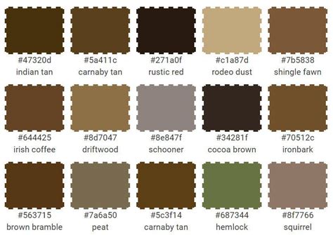 Pin By Yannie On Infographics Brown Color Palette House Color