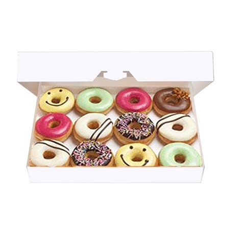 50pcs Donut Box Doughnut Box By 12 Shopee Philippines