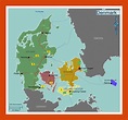 Denmark Map : Denmark Road Map Royalty Free Vector Image Vectorstock ...