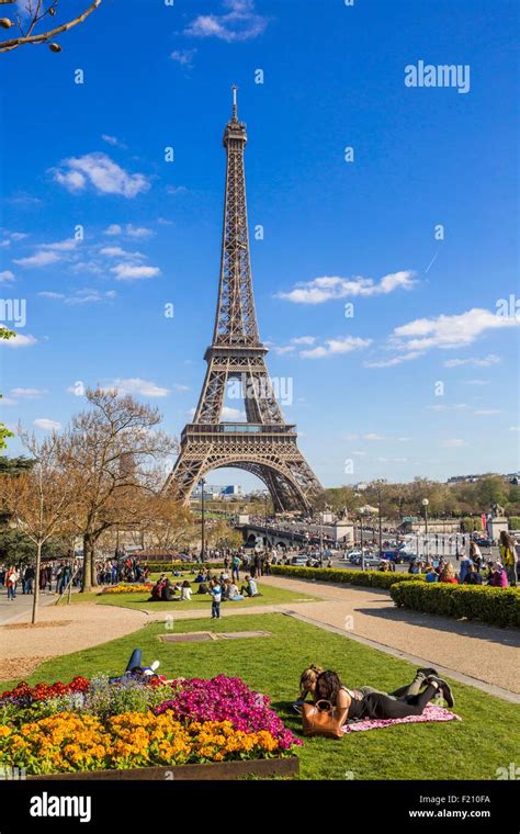 France Paris The Champ De Mars World Heritage Of Unesco The Eiffel