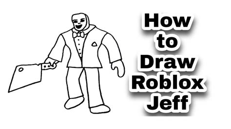 How To Draw Roblox Jeff Roblox Piggy Step By Step Youtube