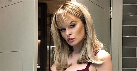 Page Star Rhian Sugden S Boobs Explode From Bra In Sultry Instagram