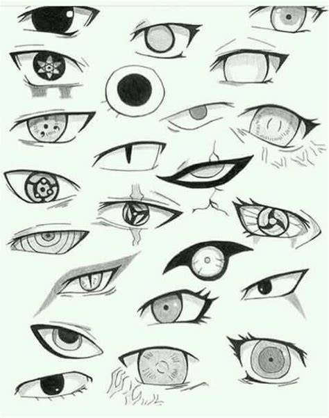 How To Draw Naruto Eyes Step By Step Narucrot