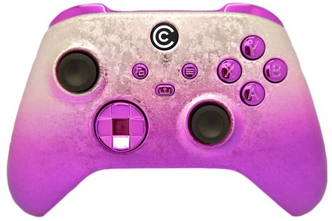 Icy Pink Wpurple Chrome Inserts Xbox Series Xs Controller