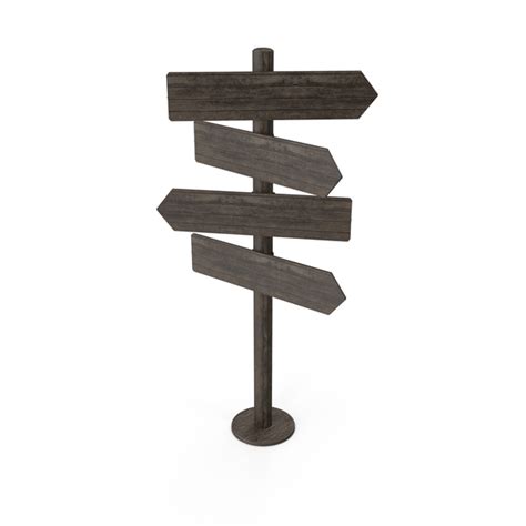 Wooden Signpost With Directional Arrows Png Images And Psds For Download