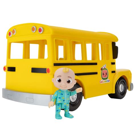 Cocomelon Feature Musical Vehicle Yellow School Bus Multi Cmw0015
