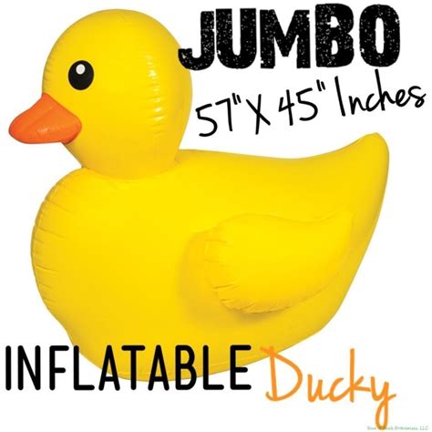 Details About Giant Inflatable Float Rubber Ducky Duck ~ Birthday Pool Toy Party Outdoor Fun