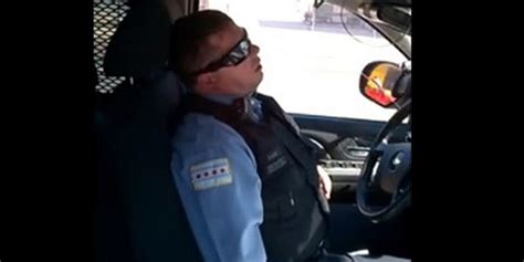Viral Video Shows Chicago Officer Sleeping On The Job Fox News