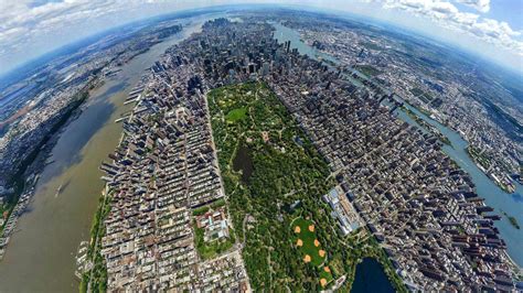 Aerial View Of Central Park New York Designfxetal