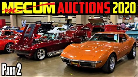 2020 Dallas Mecum Auto Auction Amazing Corvettes Part 2 Youtube