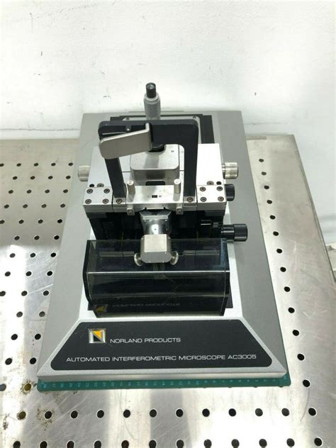 Norland Products Automated Interferometric Microscope Ac3005 Novus