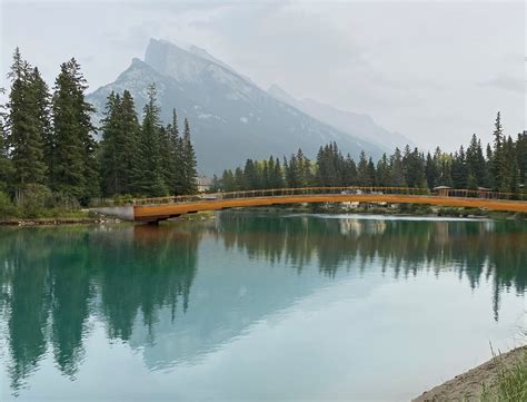 Banff Officially Opens New Pedestrian Bridge Over The Bow River Renew