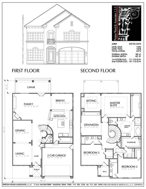 Story Floor Plan Two Story Floor Plan Two Story House Plans Cabin