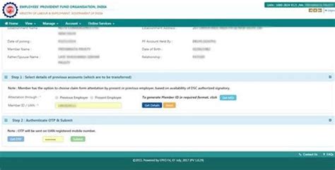 Epf Online Transfer How To Do It When You Change Jobs