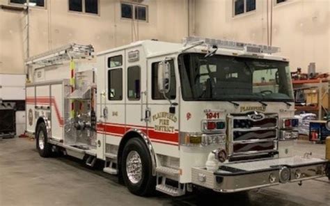 Plainfield Fire Protection District Puts New Fire Engine 1941 Into