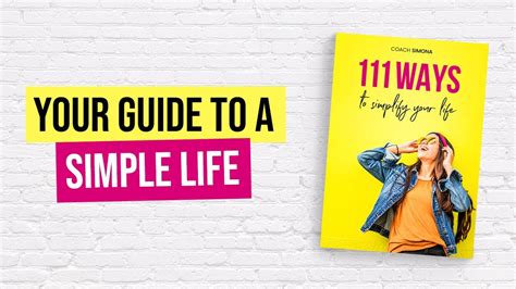 111 Ways To Simplify Your Life Book 🎉 Simplify Your Lifestyle The