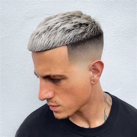 A French Rop Is A Well Known And Popular Short Hairstyle For Men This