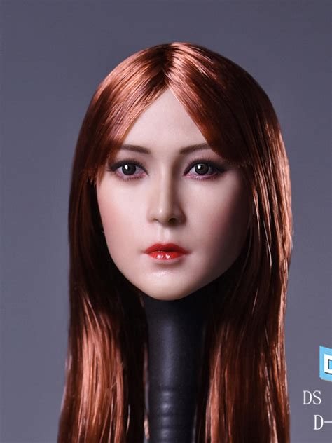 Ds D008b Ds Toys Asian Female 16 Head Sculpt With Red Hair Ekia Hobbies