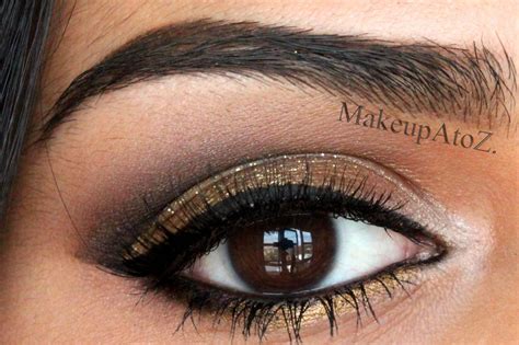 Makeup Look Gold Glitter Eye Makeup Look Makeup A To Z