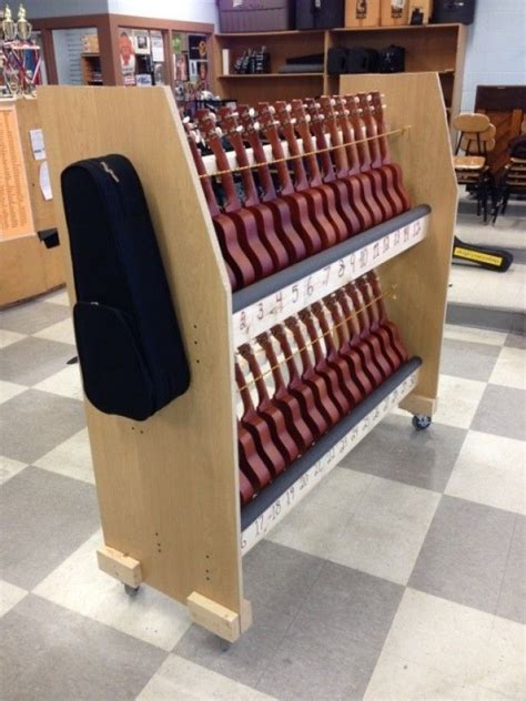 Two Rack Ukulele Storage Cart Plans V15 Music Classroom Decor Music Classroom
