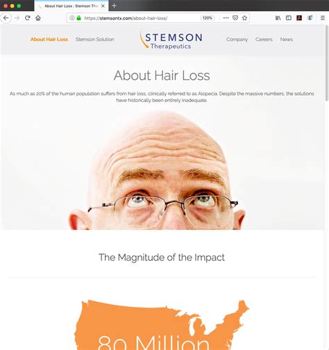 Stemson Therapeutics Web Site Talewind Brand Story Creative Content